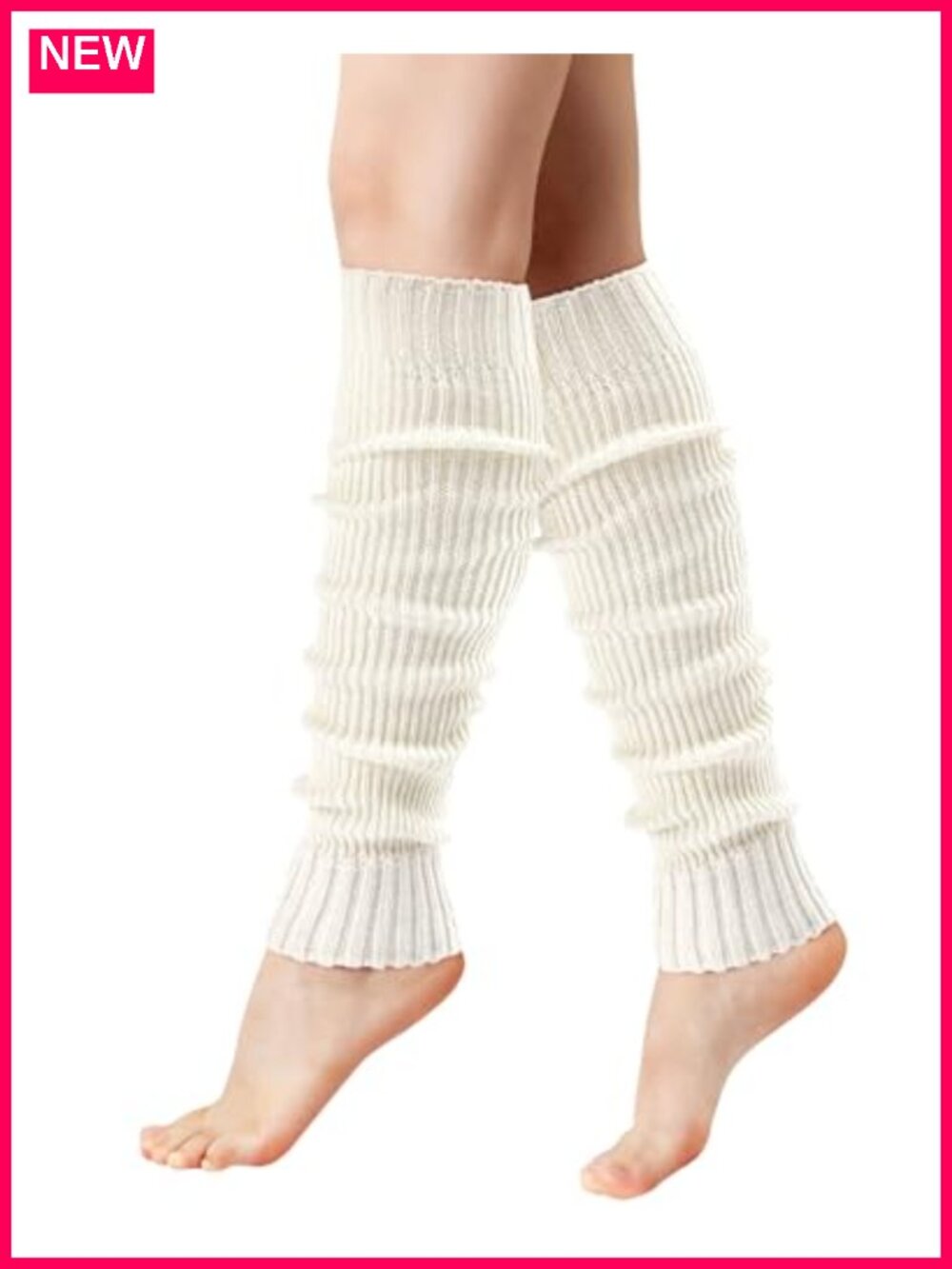 Leg Warmers for Women Knit Neon 80s Sports Party Yoga Accessories